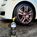 Rim Job RJ-32 Color Changing Wheel Cleaner NON Acid Iron Remover, Safe On Most Rim Finishes Cars, Trucks, Motorcycles 32 fl oz