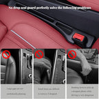 Car Seat Gap Filler, 2-Pack No-Drop Seat Side Gap Seam Filler Organizer with Phone Holder, Universal Fit Fill The Gap Between Seat & Console, Perfect for Car, SUV, Truck