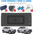 Wireless Car Charger for Mercedes Benz GLE/GLS/GL/ML 2012-2019, 15W Qi Fast Charging Phone Charger Pad for Mercedes-Benz GLE GLS AMG 2015-2019 ML GL AMG 2012-2015 X292 X166 W166 Accessory