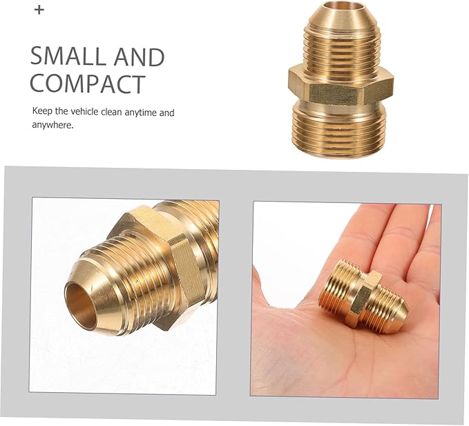 Alipis Car Cleaning Hose Adapter Heavy Duty Brass Sprayer Converter Fitting M22x1.5 to M18x1.5 Suitable for Car Wash and Outdoor Cleaning Garden Hose Nozzle Adapter