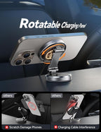 JOYROOM for MagSafe Car Mount Charger with Rotatable Charging Panel, Metal Magnetic Phone Holder, Wireless Charger for iPhone 16/15/14/13/12