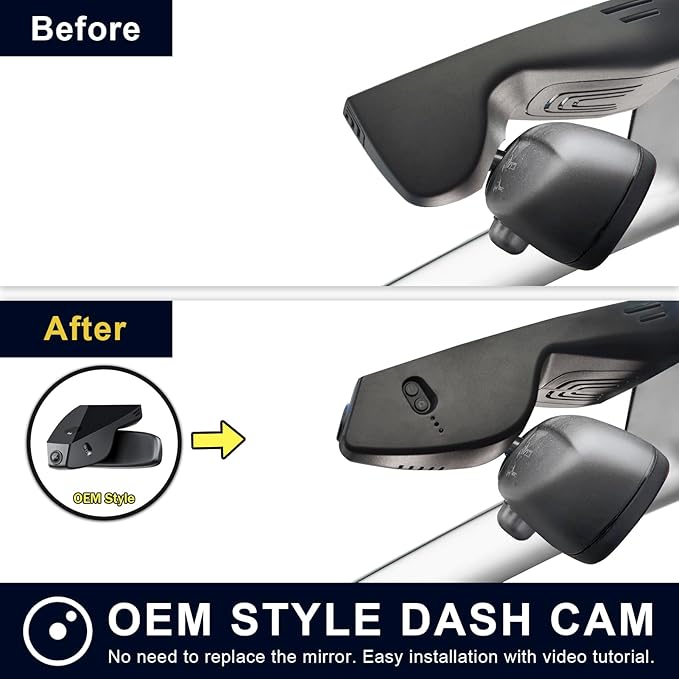 Mangoal 4K Dash Cam for BMW X5 Gen4 G05 F95 2019 2020 2021 2022 2023(Model A), X5 M M50i xDrive50i sDrive40i xDrive40i OEM Style, 2160P UHD Video, WiFi & APP, 64GB Card