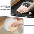 80 Pack Microfiber Cleaning Cloth Roll,Lint Free Rags Paper Towels & Tear Away Reusable Towels,Washable Shop Rags,Wash Cloths Dish Rags(12" x 12") for Car Kitchen Window Garage-Apricot Yellow