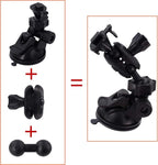 Dash Cam Suction Mount - Windshield & Dashboard Suction Cup Mount Holder/w Various Joints for Yi/Rove/Rexing/Falcon/Old Shark/VANTRUE/KDLINKS/WheelWitness/...(On-Dash Cameras Suitable)