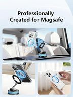 Metal Ring for Phone Case(0.4mm)，Compatible with Magnetic Ring Charger/Mount/Phone Holder Conversion Accessories，Applicable Universal Adhesive Metal Rings(NO Magnet) for iPhone Samsung Case(10PCS)