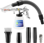 GOCCIDA Car Cleaning Kit Multi-Purpose Cleaning Gun Detachable Sprinkler Head for Car Interior Plush Toy Blanket Cleaning Works with Air Compressor