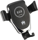 Alomejor Alomejor Car Wireless Charger Automatic Phone Holder 360 Degree Rotatable for Vent 15W Fast Charging Black for Most Cars