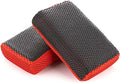2 Pcs Fine Grade Clay Scrubber for Auto Detailing and Car Detailing, Clay Sponge Decontaminates Debris, Painted Surfaces, and Road Grime Efficiently and Easily, Enhance Gloss and Color Depth