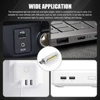 USB LED Car Interior Atmosphere Light, Auto Interior Lights, Plug-in USB Automotive Light, Universal Portable Auto Ambient Lighting Kit Car Accessories for Cars, Bedroom, Hallway (White)