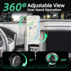 Phone Mount for Dodge Ram 1500/2500/3500 (2019-2024, 5" & 8.4"), 15W Wireless Charger, Magnetic Phone Holder, Dashboard Car Holder,360°,Hands-Free, 2022 Truck Driver Essentials(Not for Column Shifter)