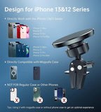 Magnetic Car Mount Phone Holder - Mag Safe Air Vent Phone Mount for Car Compatible with iPhone 15 14 13 12 Pro Max Mini Plus, 360° Adjustable Mag Safe Car Mount Phone Holder for All Phone