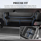 Autorder 2PCS Center Console Organizer for Toyota Tacoma 2024-2026/4Runner 2025-2026 Accessories Multi-Grid Glove Box Organizer for Tacoma/4Runner Armrest Storage Divider Insert Tray