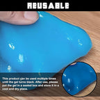 Car Cleaning Gel Clean Putty, Universal Auto Interior Cleaner Slime, Auto Detailing Tools Accessories for Cleaning Vehicle Interiors/Electronic Products/Homes/Offices, Gifts for Men Women (Blue)