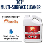 303 Multi-Surface Cleaner - Safely Cleans All Water Safe Surfaces, 1 Gallon (30570) & Protectant - Provides Superior UV Protection, 32oz (30313CSR) Packaging May Vary