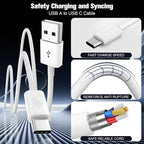 Car Carplay Cable for iPhone 17/16/15,iPhone 16/15 Plus17/16/15 Pro 17/16/15Pro Max charger ,USB A to USB C for Carplay USB C Cord, iPad USB C Cable 10th, iPad Air Car Charger Cable Cord 3FT (White)