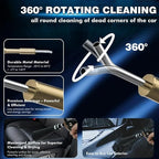 2in1 Car Cleaning Gun with 2 Nozzles, Multifunctional Dry Cleaning Gun, High Pressure Blower Gun, Car Detailing Tools for Quickly Blowing Out Dirt and DustWorking with Air