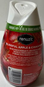 Renuzite Adjustable Gel solid Air Freshener Cone, blissful apple and cinnamon Scent, Nonstop Freshness, 7oz Cone, 6 Count, brand is Renuziteee