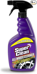 SuperClean Foaming All Wheel Cleaner, Safe for all Wheels & Rims, Brake Dust Cleaner, Grime Eliminator, 6 pack (192 ounces)