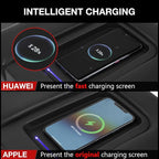 Xipoo Wireless Charger Compatible with 2015-2018 Chevy Silverado GMC Sierra Wireless Charging Tray Jump Seat Replacement for 2015-2018 Chevy Silverado Accessories