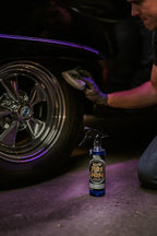 Socar Chemical Glo-Pro Tire Shine, 128 oz, 1 Gallon, High Gloss Tire Dressing, Professional Wet Tire Dressing, Water Repellant, Long Lasting