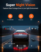 4K Dash Cam Front,Built-in 5G WiFi,64GB Card Included, Dash Camera for Cars, Mini 1.5" IPS Screen Dashcam with App Control,Super Night Vision, Loop Recording, G-Sensor, 24 Hours Parking Monitor