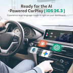 OTTOCAST Mini Pot (2026 Version) Wireless 2-in-1 CarPlay & Android Auto Adapter,Plug&Play Dongle for iPhone & Android,Bluetooth Auto Connect,Converts Factory Wired to Wireless CarPlay Adapter(USB-A)