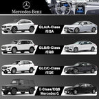 MagSafe Car Mount for Mercedes-Benz, Round Air Vent Holder with Strong Magnet, Compatible with Mercedes Benz GLC, C-Class, E-Class, A/B-Class, GLC/GLB/GLA/Sprinter, Mercedes Benz Accessories