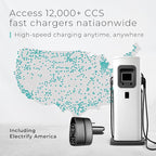 Lectron CCS to NACS Adapter for Tesla Model S, 3, X, Y & All NACS EVs (500A / 1,000V) – UL 2252 Certified CCS1 Fast Charger Adapter – Not Compatible with Cybertruck (Black)