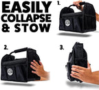 Chemical Guys Quick Load Collapsible Detailing Car Caddy Organizer & Storage – Portable Wash and Garage Organizer for Supplies, Tools and Accessories – Durable Black Design for Cars, Trucks & Home