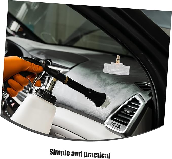 GLEAVI Portable Foam Sprayer Hose Attachment for Car Washing Adjustable High Pressure Nozzle for Efficient Home Cleaning and Garden Maintenance Ergonomic Design Construction