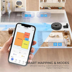 Apical Life Robot Vacuum and Mop (4000Pa) + Handheld Vacuum Cordless (16000Pa) Bundle, Smart Robotic Vacuum with Self-Charging & 150 Min Runtime + 100W Portable Vacuum for Car & Home, Pet Hair, Hardwo