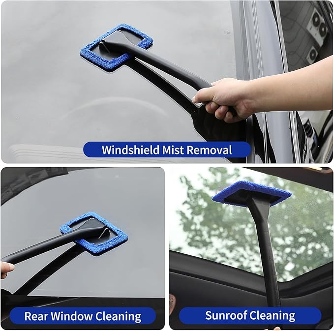 Qydipclin 41Pcs Car Detailing Kit, Car Detailing Brush Set, Car Wash Cleaning Kit, Car Detailing Brushes, Professional Car Care Kit for Interior Exterior Wheels, Blue