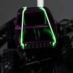 INJORA RC LED Strip Lights Flexible Cuttable for TRX4M SCX24 1/24 1/18 Crawlers Upgrade(Green)