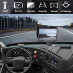 Backup Camera Monitor Kit,7" HD 1080P Monitor,IP69 Waterproof Rearview Reversing Rear View Camera for Truck Trailer Semi-Trailer Box Truck RV Pickup Truck,Easy Installation (Single Cam)