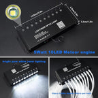 AMKI Dual Color 32W Twinkle 2300pcs 0.03in 16.4ft Fiber Optic Lights Starlight Headliner Kit,Pure White Meteor Shooting Star 200pc Fiber,Sound Mode Starlight Box for Car Movie Theater Home Ceiling