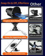 RayLink for MagSafe Car Mount, Magnetic Phone Holder for Car Dashboard, Windshield & Air Vent - 3-in-1 Mounting, 360° Rotation, 38 lbs Strong Grip for iPhone 17-12 & Android