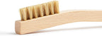 Otter Wax Utility Brush Set | 2pc | Horsehair Buffing Brush + Tampico Cleaning Brush | Natural Fabric & Leather Care Tool Set for Waxed Canvas, Boots, Jackets & Gear