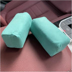 Car Detailing Suede Sponge Applicator Use with Ceramic Coating for Cars Paint, Metal, Plastic Trim, Rubber & Glass(10 PCS Grey)