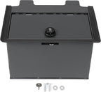 KUAFU Center Console Safe Gun Box Compatible with 2019-2023 Chevy Chevrolet Silverado GMC Sierra 1500 2500 3500 Replacement for 84081567 Console Organizer Locking Storage with 3-Digit Combo Password