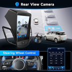 Hodozzy [4G+64G] Car Radio for Ford Fiesta 2009-2016 with Wireless Carplay Android Auto Radio, Android 9.7 inch Touch Screen with GPS, Mirror Link, Bluetooth, WiFi, DSP, FM/RDS Radio