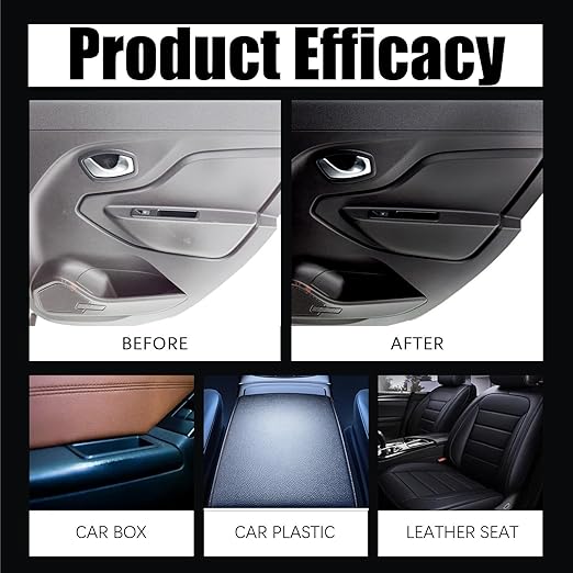 Car Interior Protectant Spray, 2026 New Pro Polishing Cleaner, Car Interior Shine Interior All Purpose Cars Cleaner for Rubber, Leather (4PCS)