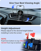 SKYLOTEC Phone Mount for Toyota RAV4 2013-2018 Accessories Car Magnetic Phone Holder Compatible with MagSafe, Strong Magnets Fast Wireless Charger Cell Phone Base