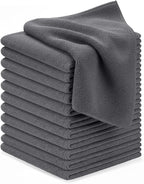 Avalon Towels Microfiber Cleaning Cloths (Value Pack of 12) - Size 12 x 12 Inches, Highly Absorbent Cleaning Rags, Lint Free, Reusable and Washable, Microfiber Towels for Cars