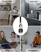 Automotive Air Freshener 4ml Car Scents | 45-Days Keep Fragrance | Automobile Hanging Diffuser Bottles | Remove Auto Odor Long-Lasting Fresh Air for Home Deodorizer (Dark Night)