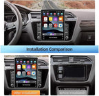 2+64G Android 15 Car Stereo Radio for Ford F150 2004 2005 2006 2007 2008 9.7" Touch Screen Car Radio Multimedia Player w/Wireless Carplay & Android GPS Bluetooth WiFi FM RDS DSP SWC Backup Camera