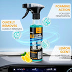 NUAN 2PCS All Purpose Degreaser for Car and House, Lemon Scent Mulit Heavy-Duty Cleaning Spray, Quick Stain Removal Foam Cleaner, 10.1 fl oz/300 ML