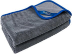 SHSCLY Microfiber Car Drying Towel Super Absorbent Twist Pile Car Towels Rapid Drying Large Cleaning Lint-Free Detailing Cloth Gray 20 x 24 Inches Pack of 2