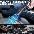 Dry Cleaning Gun,High-Pressure Air Blow Gun,Car Cleaning Gun,Air Nozzle Blow Gun, Car Air Blow Gun with 2 Nozzles,Works with Air Compressor and Quickly removes Surface Dirt and dust