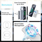7.5W MagSafe Wireless Car Charger Mount Pro Strong Magnetic Vent Holder for iPhone 15/14/13/12 Series & More, 360° Rotation & Overheat Protection, White