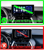 Car Phone Holder for Toyota Venza 2021-2024 Accessories Apply to 12.3 Inch Touch Screen 15W Fast Wireless Charger Screen Fixed Clip Cell Phone Mount Hands-Free 360 Degree Rotation